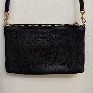 Tory Burch Black Leather Crossbody Bag